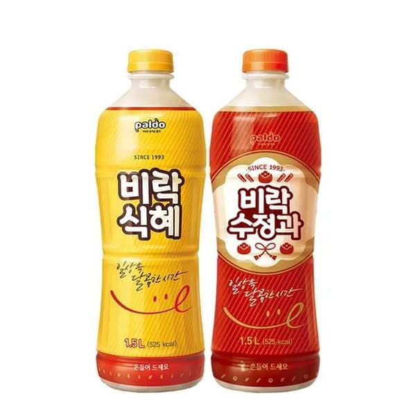 팔도 비락식혜 1.5L + 비락수정과 1.5L 2페트 1세트 8,780원