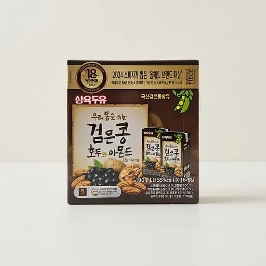 삼육두유 검은콩 호두와 아몬드 190ml 16팩