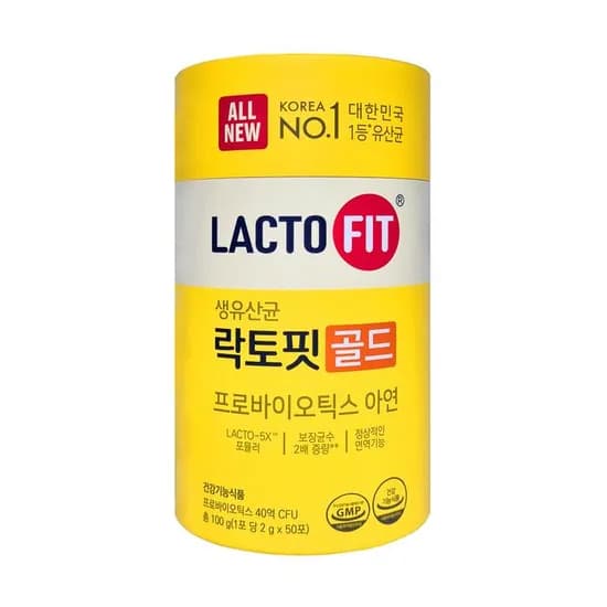 종근당건강 락토핏 생유산균 골드 2g 50포 1통