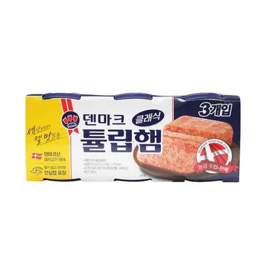농심 튤립햄 클래식 200g 3입
