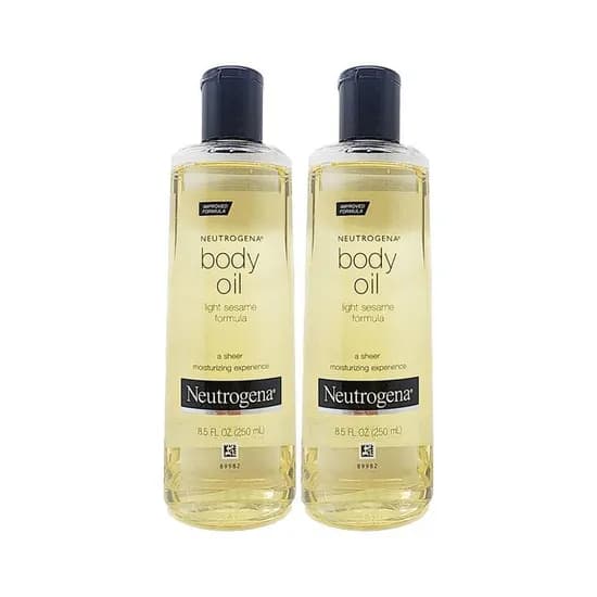 뉴트로지나 세서미 바디 오일 플로럴향 트러블 케어 250ml 2개