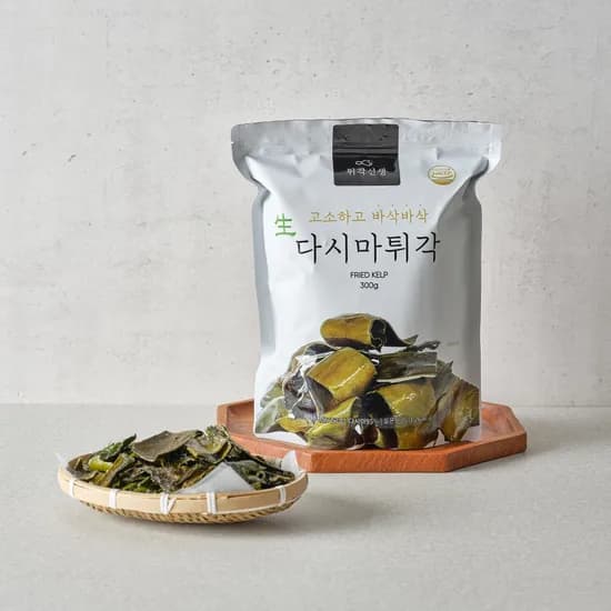 튀각선생 국내산 다시마튀각 부각 180g 2개