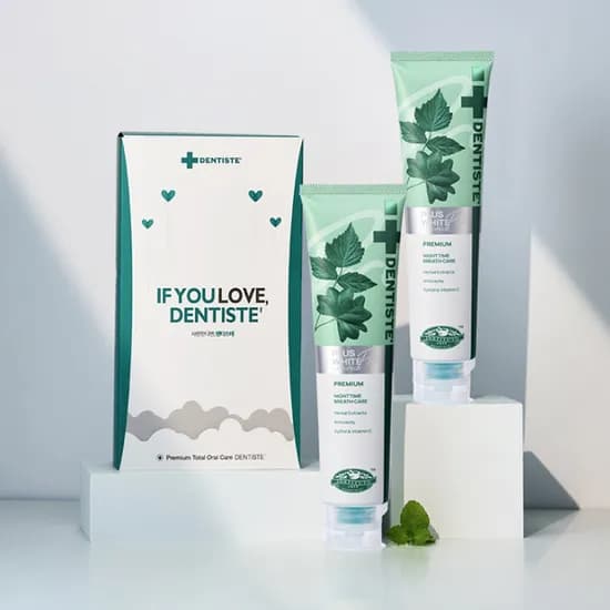덴티스테 플러스화이트 프로 불소 치약 100g 2피스 1개