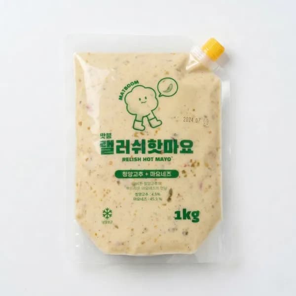 맛붐 청양마요소스 랠리쉬핫마요 1kg 1개
