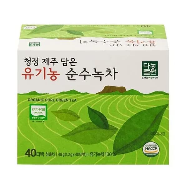 다농원 유기농 순수녹차 40T, 1개