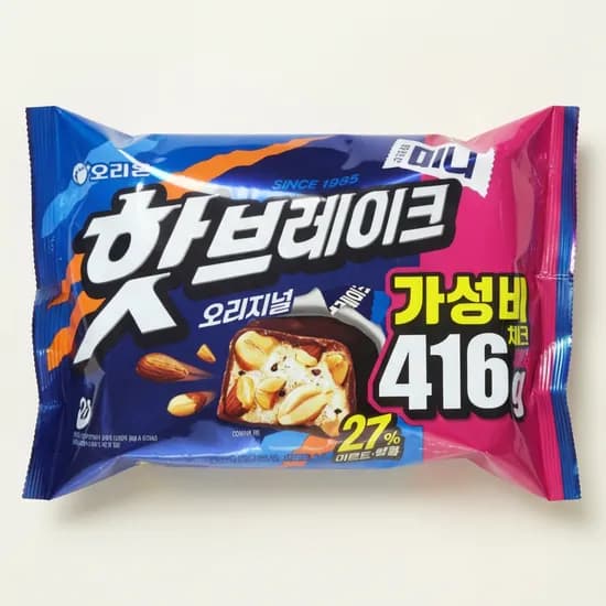 오리온제과 핫브레이크 미니 오리지날 416g 1개