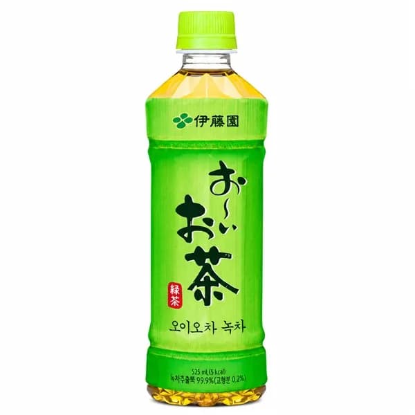이토엔 오이오차 녹차 무가당 525ml 24개