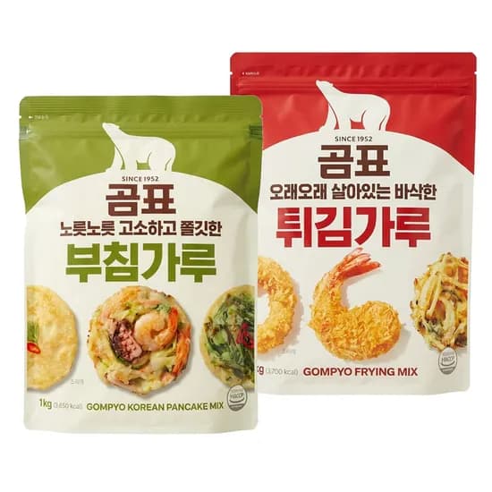 곰표 부침가루 1kg 외 1종 2개
