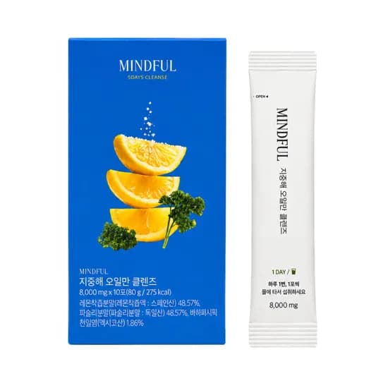 푸드올로지 마인드풀 지중해 오일만 클렌즈 8g 10회분 1박스