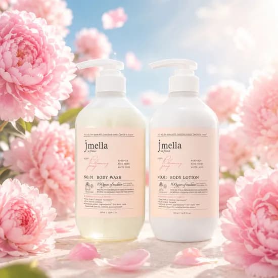 제이멜라 블루밍 피오니 바디워시&바디로션 세트 500ml 1개