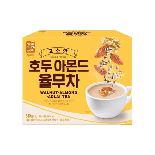 녹차원 고소한 호두 아몬드 율무차 30개 10,800원