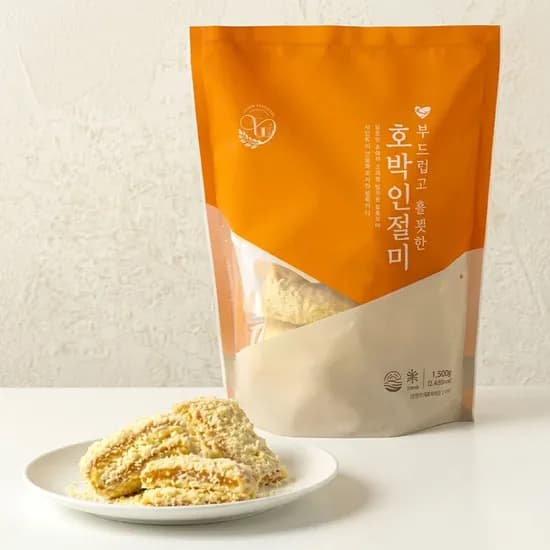 창억떡 호박인절미 500g 2개