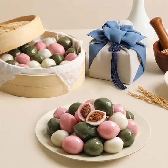 리타방앗간 송편 선물세트 송편 600g 바람떡 600g 1개