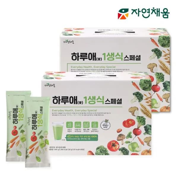 자연채움 하루애 1생식 스페셜 840g 2세트 64,200원