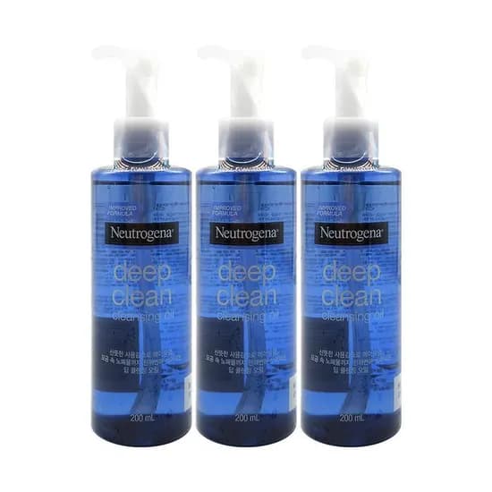 뉴트로지나 딥 클린 클렌징 오일 200ml 3개