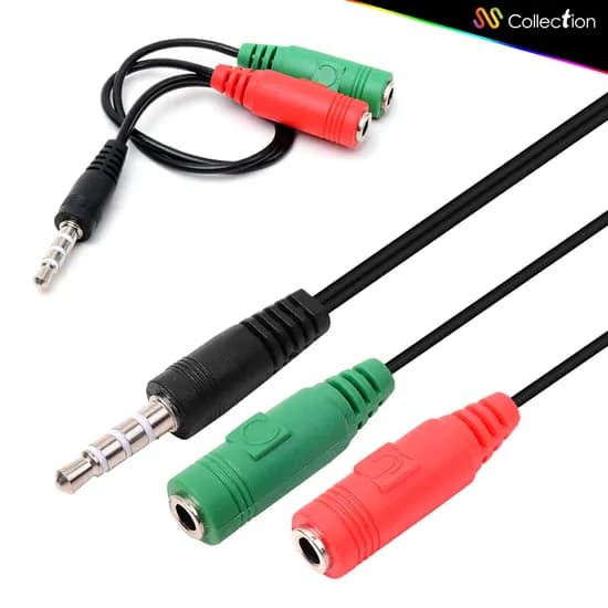 컬렉션 3극(2F) 4극(M) Y 오디오 케이블, SS-AUXL01, 1mm, 1개