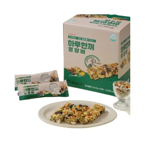 김규흔 한과 하루한끼 영양바 25g 40개