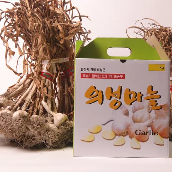 의성 햇마늘 통마늘 대 2kg 1박스