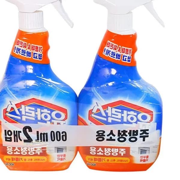 유한락스 주방청소용 일반주방세제 600ml 2개입