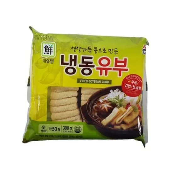 대림선 냉동 사각유부 300g 50매 1개