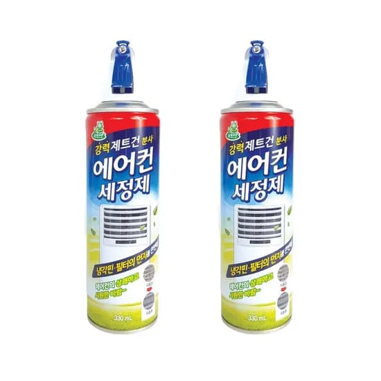 청개구리 에어컨 세정제 330ml 2개