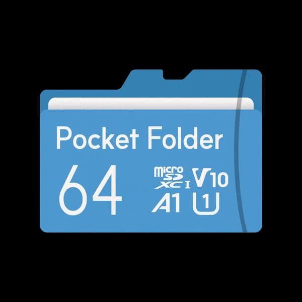 Pocket Folder 마이크로 SD카드 Fit 64GB 1개 19,500원
