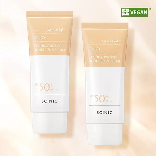 싸이닉 엔조이 수분 톤업 선크림 50ml 2개