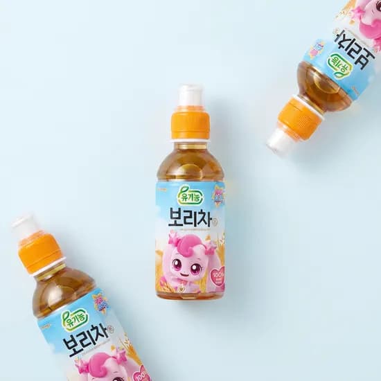 웅진식품 캐치티니핑 유기농 보리차 200ml 24개