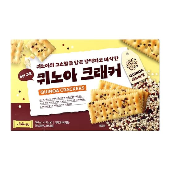 퀴노아 크래커, 300g, 4개
