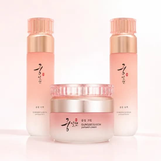 코리아나 궁설연 윤설 3종 모음 수액 120ml 유액 120ml 크림 50ml 1개
