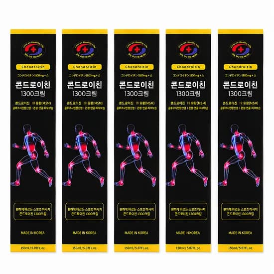 닥터킴스 MSM 콘드로이친 1300 마사지크림 150ml 5개