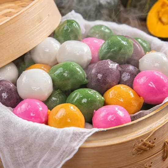 찌지 않고 바로 먹는 오색송편 1kg 1개