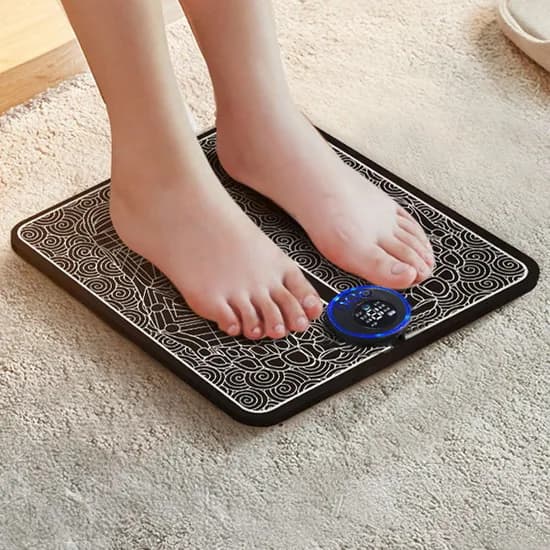EMS 스마트 발 마사지기 리모컨 포함 블랙 1개