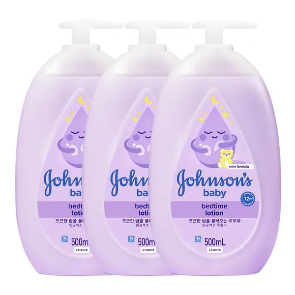 존슨즈 베이비 베드타임 로션 500ml 3개