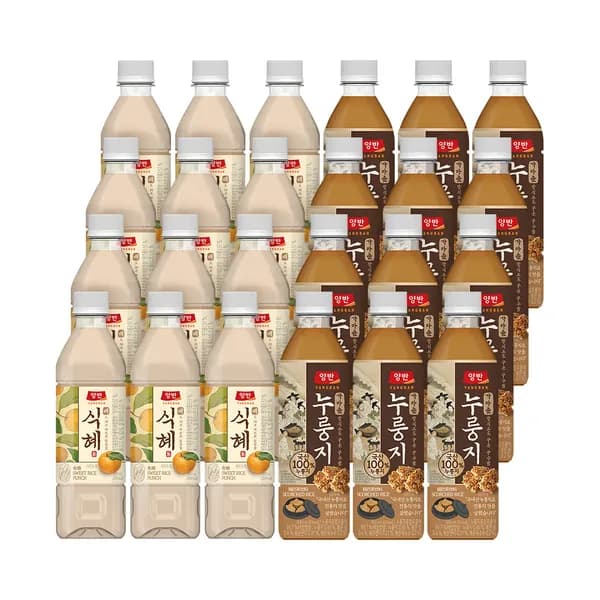 양반 누룽지차 + 배식혜, 500ml, 24개