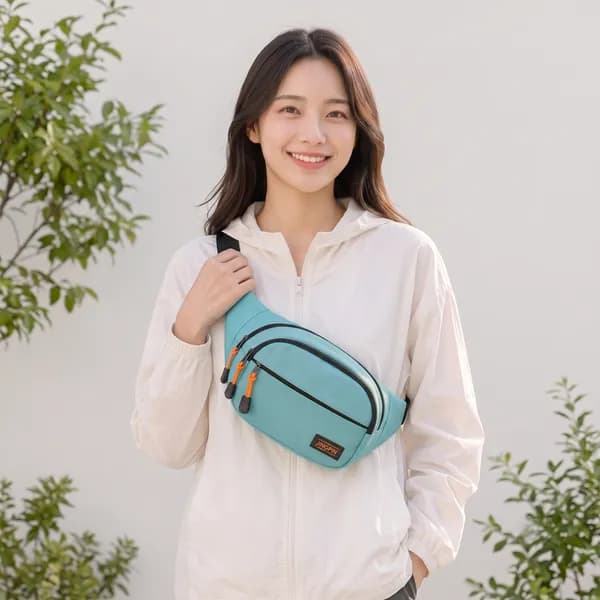 스포츠 여행용 힙색 블랙 1개