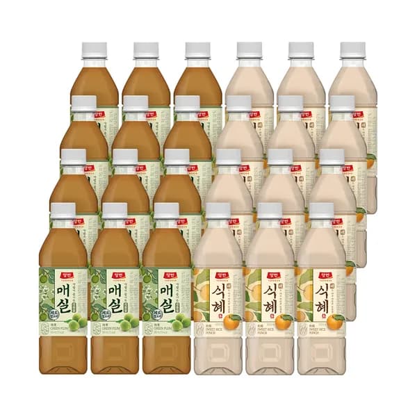 양반 매실 + 양반 배식혜 500ml 24개 18,400원