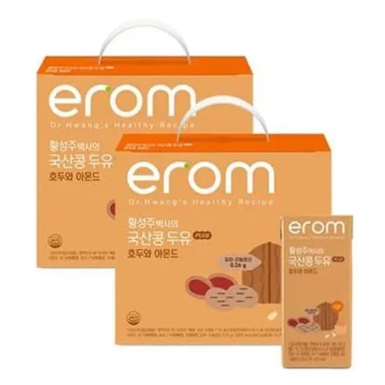 이롬 황성주박사의 국산콩두유 PLUS 호두와 아몬드 190ml 40개