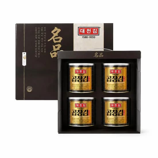 대천김 곱창캔김 선물세트 30g 4개