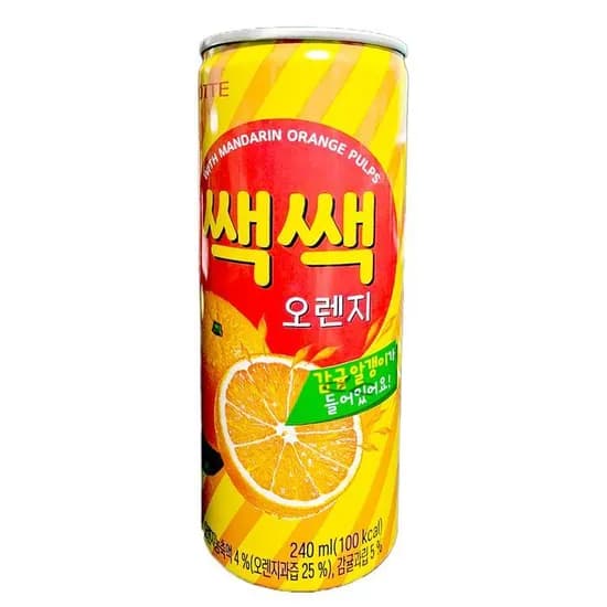 롯데칠성 쌕쌕 오렌지 240ml 45개
