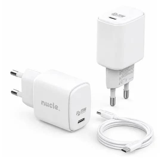 뉴클 PD 25W GaN 타입 초고속 충전기 1포트 2개