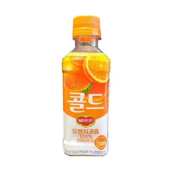 롯데칠성음료 델몬트 콜드 오렌지 250ml 18개