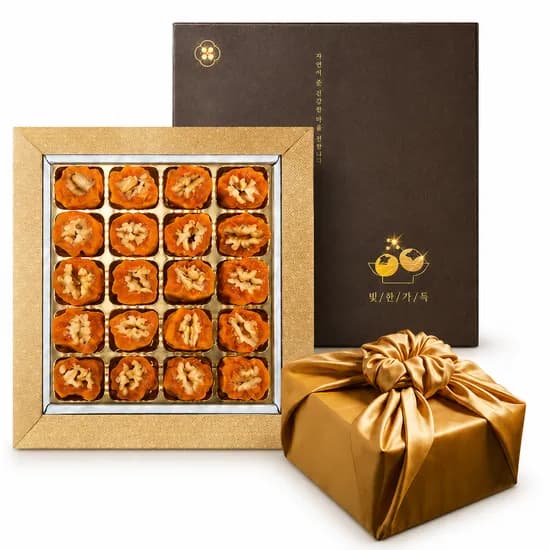 곶감 호두말이 선물세트 보자기 포함 330g 20구 1박스 24,900원