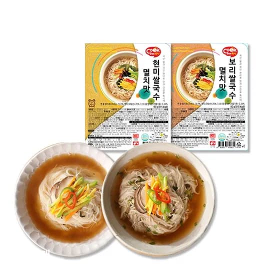 쿡시 현미보리 쌀국수 멸치맛 92g 20개 31,840원
