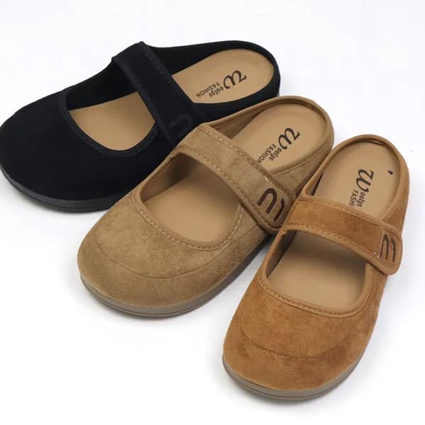여성 메리제인 플랫슈즈 발편한 단화 스트랩 슬리퍼 블랙 240mm 1개 24,800원