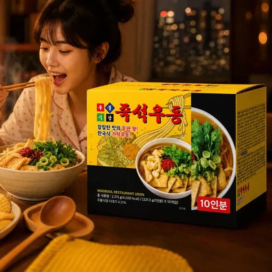 우불식당 즉석우동 221.5g 10개