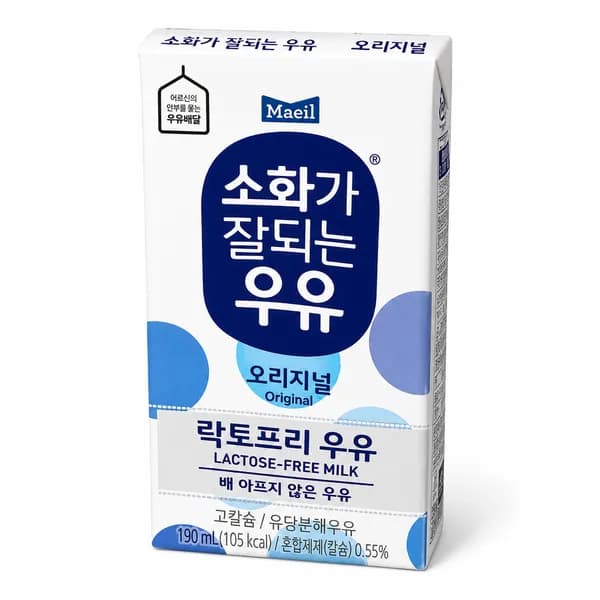 매일유업 소화가 잘되는 우유 오리지널 190ml 24개 20,800원
