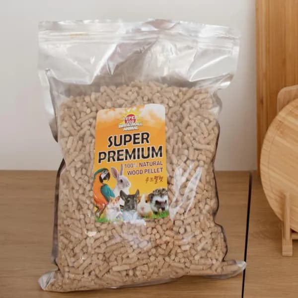 슈퍼주 우드펠렛 바닥재 햄스터 소동물 토끼 3.5kg 1개