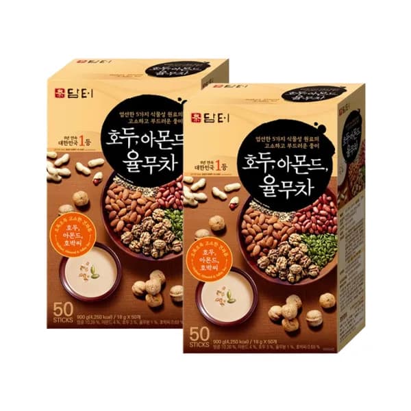 담터 호두아몬드율무차 18g 50봉