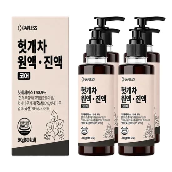 헛개차 원액 진액 코어 300g 4개